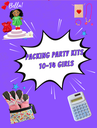 Packing Party Kit! 10-14 Girls 