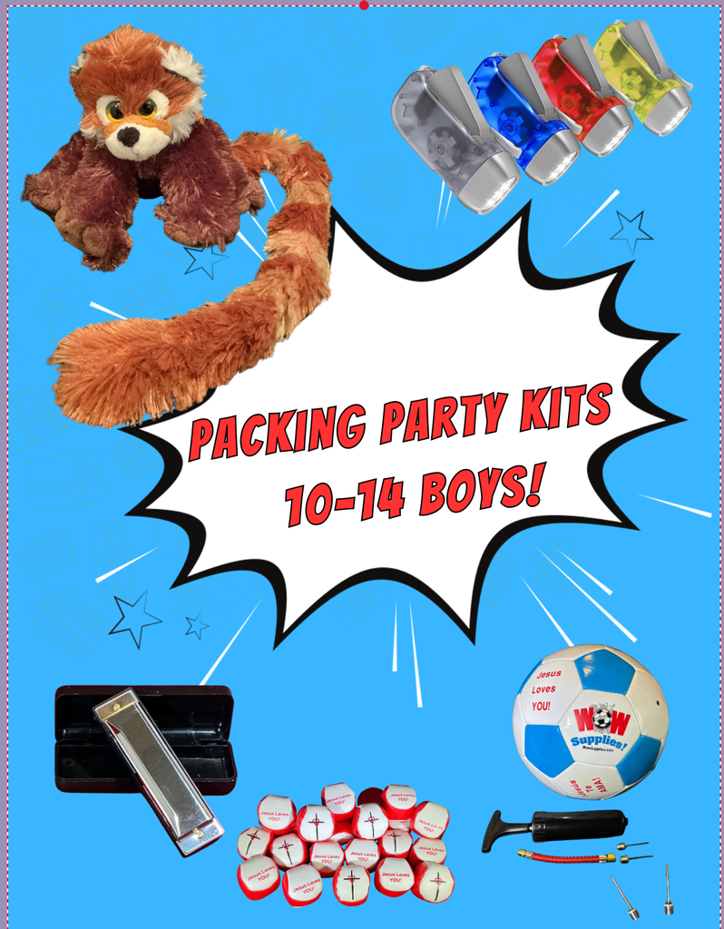 Packing Party Kit! 10-14 Boys!