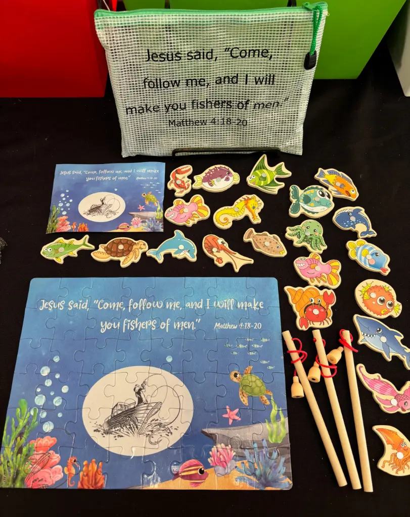 Magnetic Fishing Kit and Puzzle  (Single)