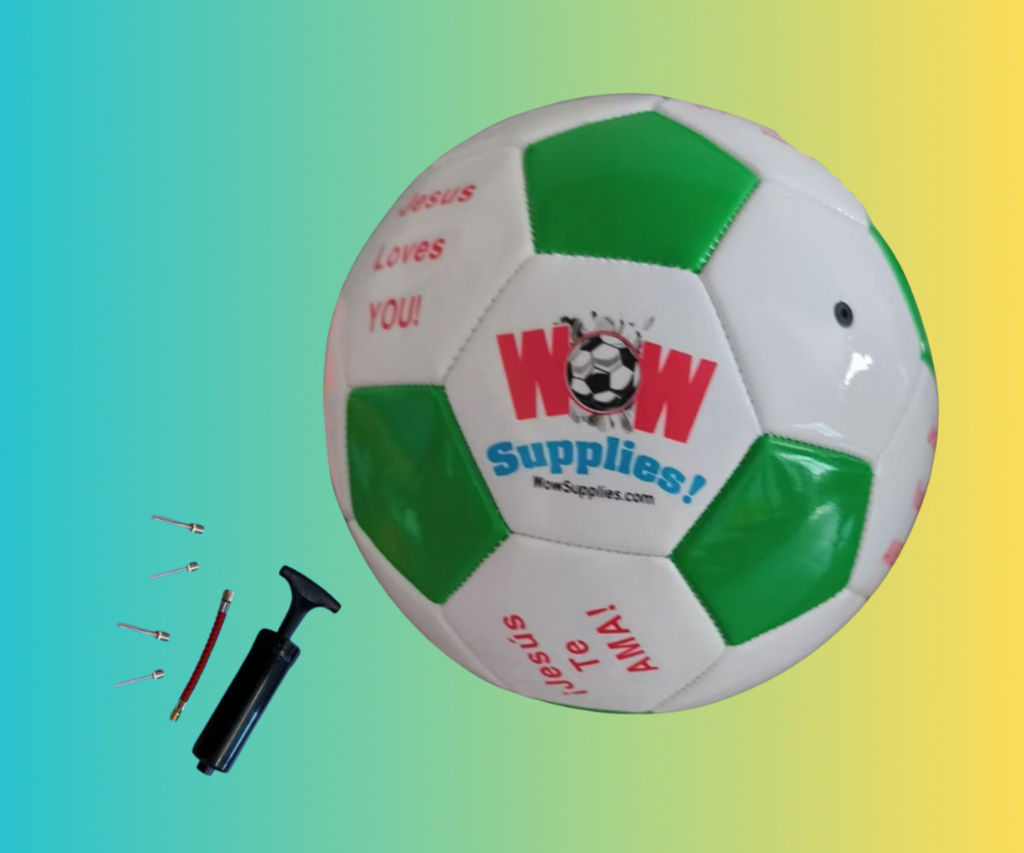 Size 3 Soccer Ball Bundle - Jesus Loves You!   (Single)