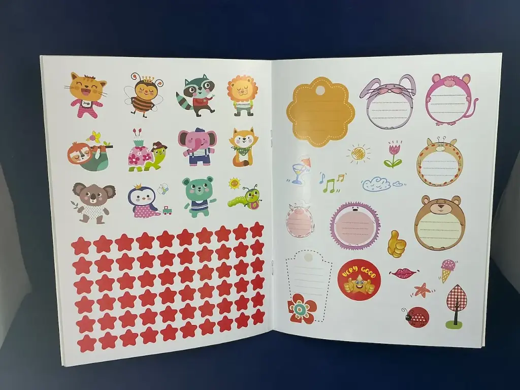 Coloring and Sticker Activity Book  (Single)