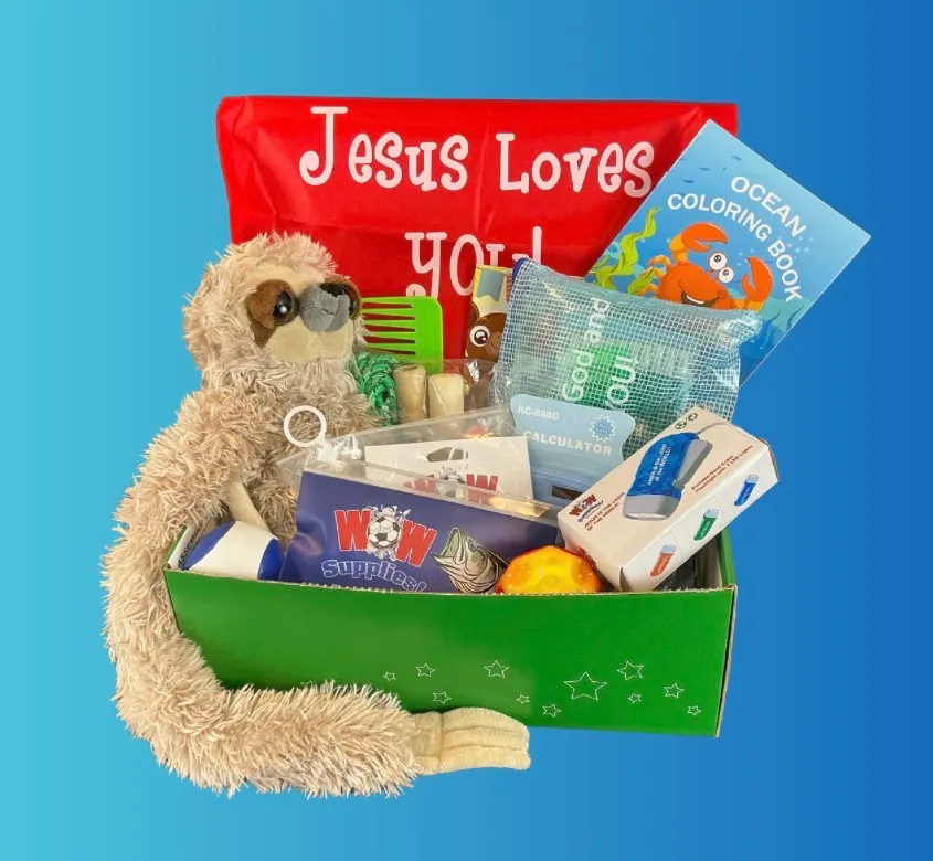 Gone Fishing Themed Shoebox  (Single)