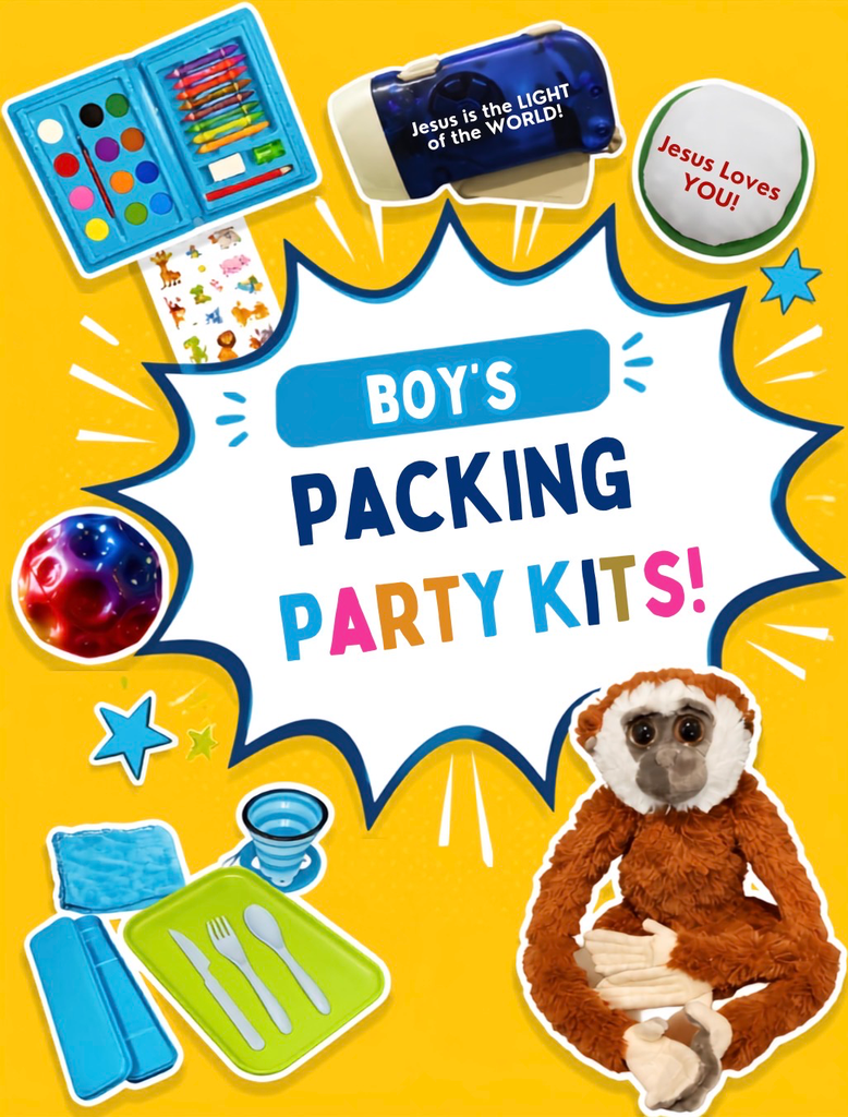 Boy's Packing Party Kits (Pack of 50)