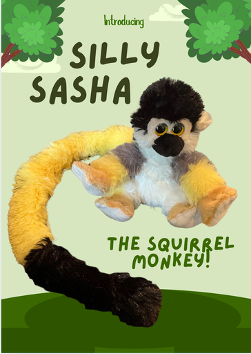 Silly Sasha the Squirrel Monkey 