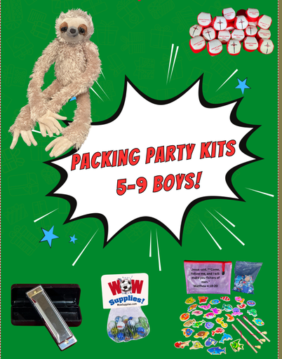 Packing Party Kit! 5-9 Boys