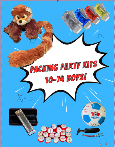 Packing Party Kit! 10-14 Boys!
