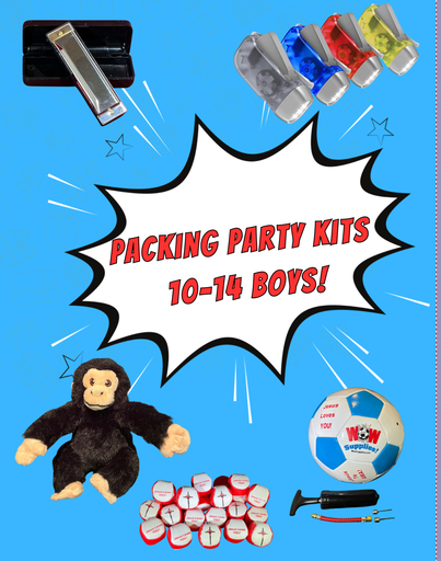 Packing Party Kit! 10-14 Boys!