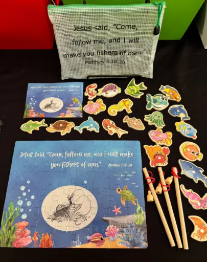 Magnetic Fishing Kit and Puzzle -  WOW Gift! 