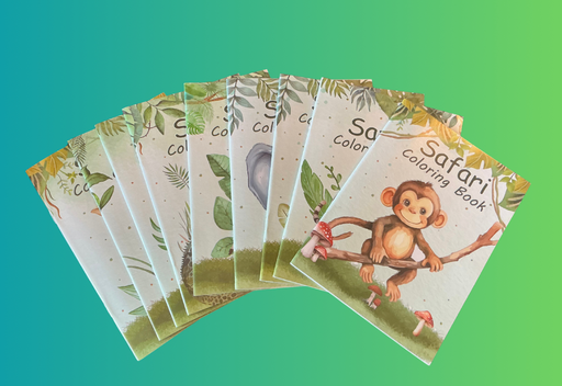 Safari Coloring Book 