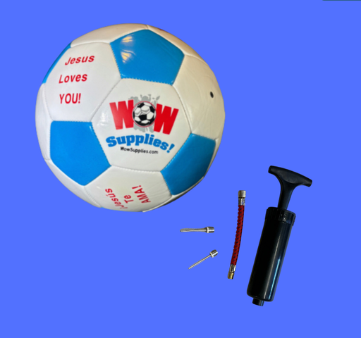 WOW Soccer Ball Bundle - Jesus Loves You!